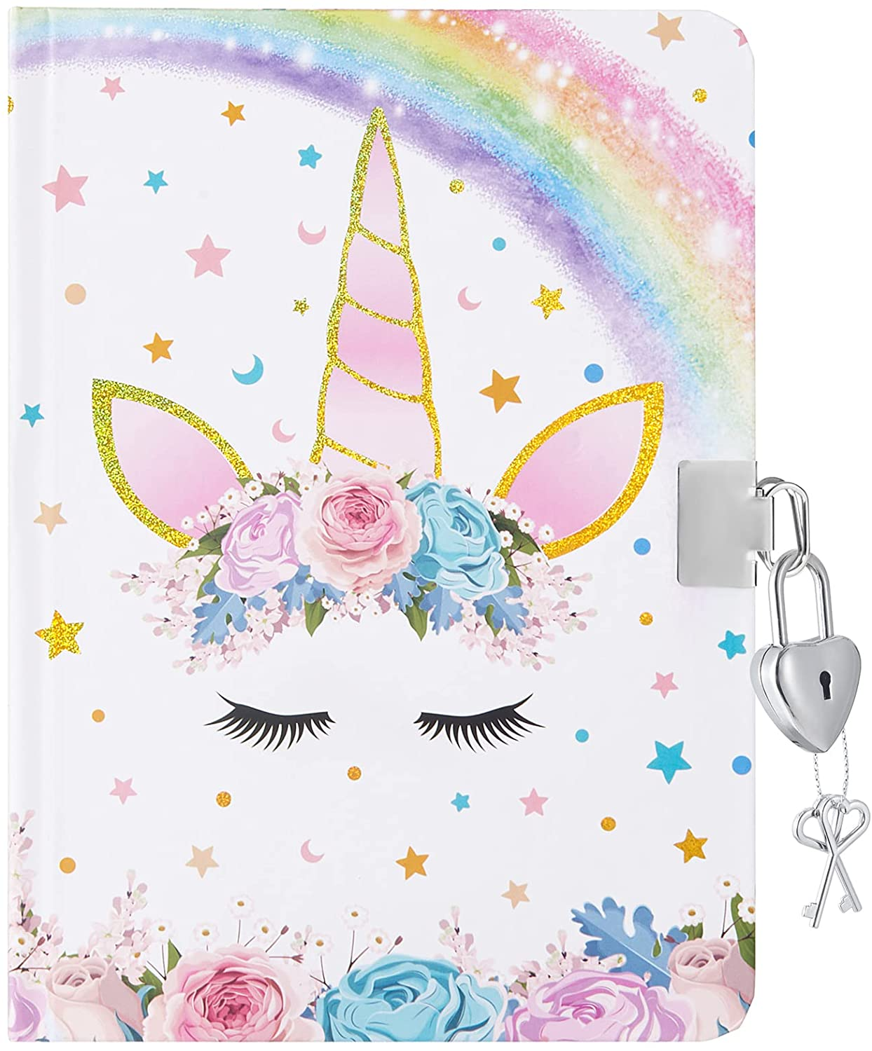 Notebook with Lock Pink Notepad Lined Notebook Notebooks for Girls