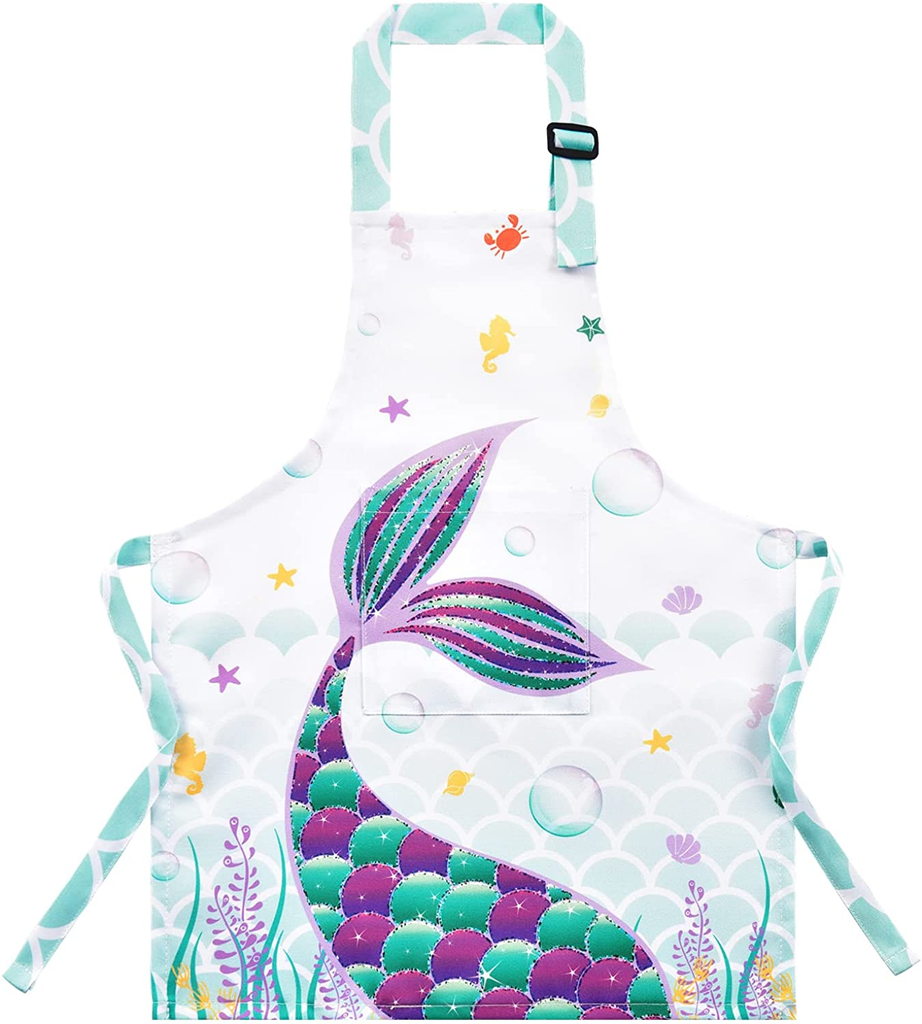 Colorful Paint Aprons Kitchen Waterproof Adjustable Artist Apron With  Pockets