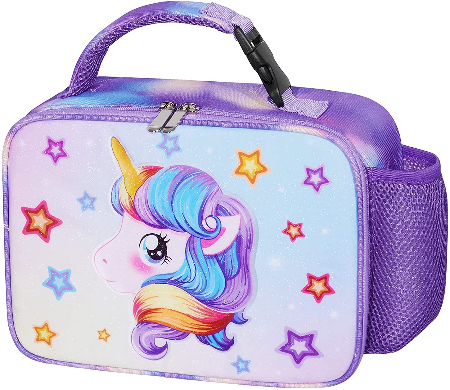  WERNNSAI Sequins Unicorn Lunch Box - Holographic Insulated Girls  Lunch Bag for Kids Bento Back to School Picnic Preschool Kindergarten Lunch  box Waterproof Reusable Thermal Lunch Tote Box: Home & Kitchen