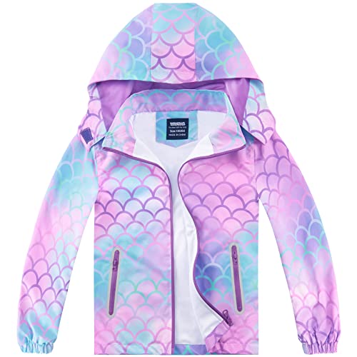 Girls sports rain sales jacket