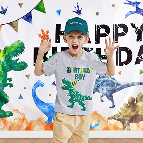 dinosaur birthday party shirts