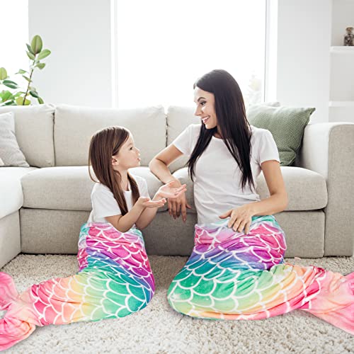 Girls mermaid best sale tail blanket