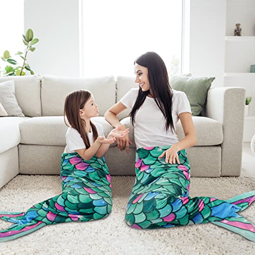 Pink mermaid best sale tail blanket