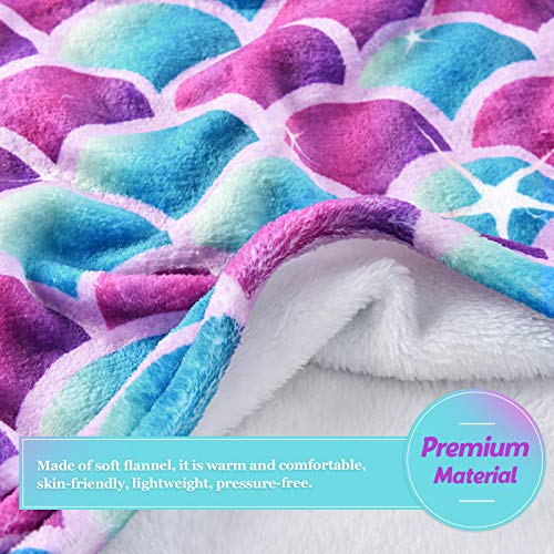 Kids Shark Blanket Tail Cosy Snuggle sleeping Throw For Boys & Girls Xmas  Gifts