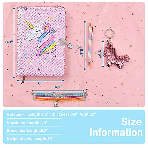  WERNNSAI Sequins Unicorn Lunch Box - Holographic